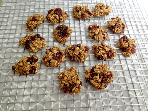 Gluten-Free 5 Spice Oatmeal Cherry Cookies