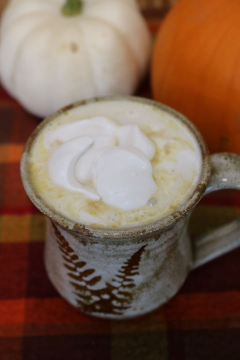 Dairy Free Pumpkin Spice Latte with Whipped Coconut Cream