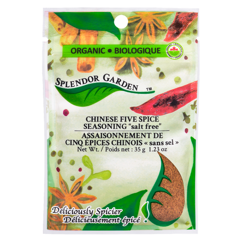 Chinese Five Spice Seasoning "salt free" - Splendor Garden