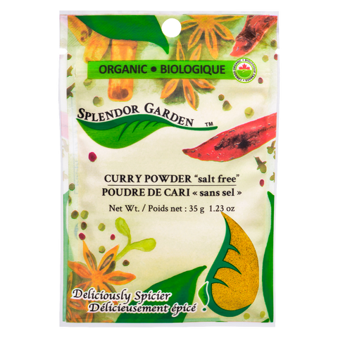 Curry Powder "salt free" - Splendor Garden