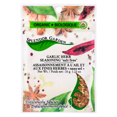 Garlic Herb Seasoning "salt free" - Splendor Garden