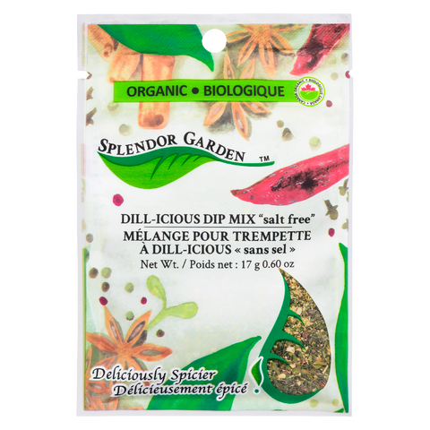Wholesale Dill-icious Dip Mix "salt free" - Splendor Garden