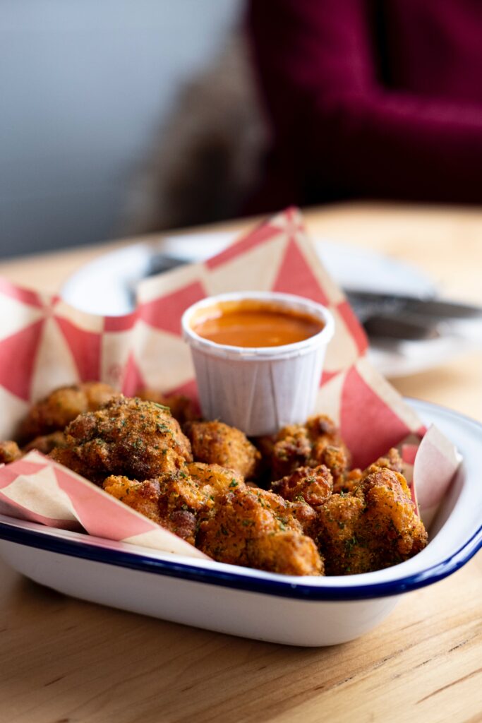 Baked Buffalo Cauliflower Bites