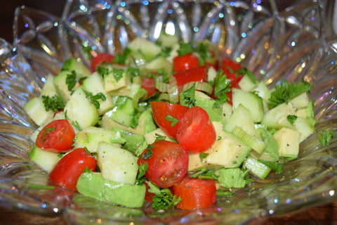 Avocado, Tomato & Cucumber Salad