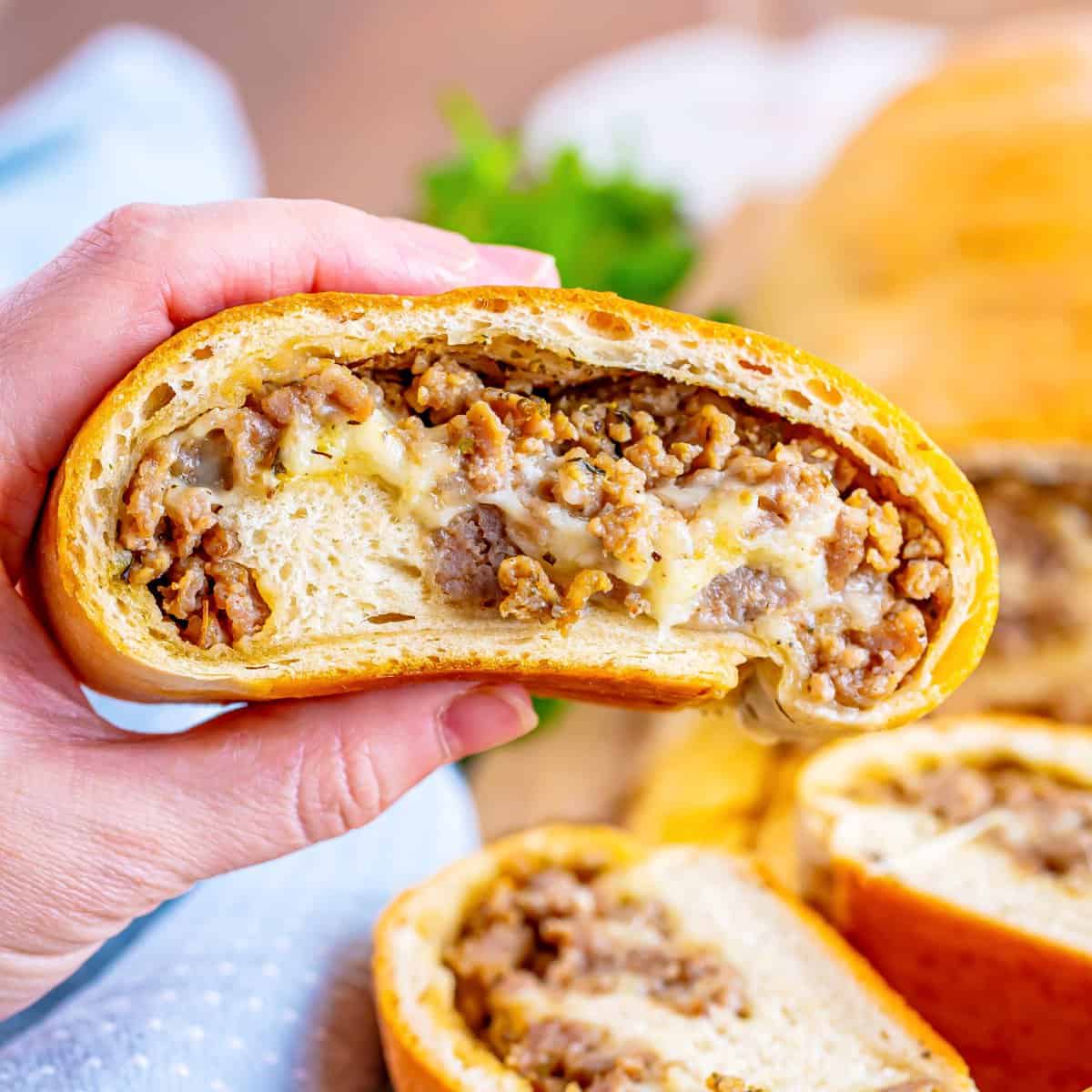Breakfast Sausage Bread