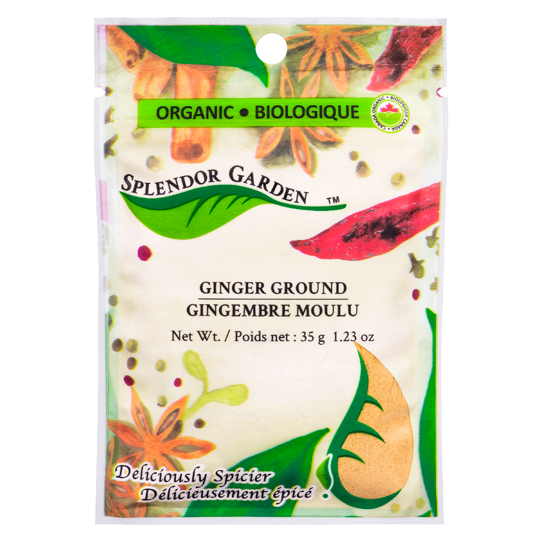Organic Ginger Ground - Splendor Garden