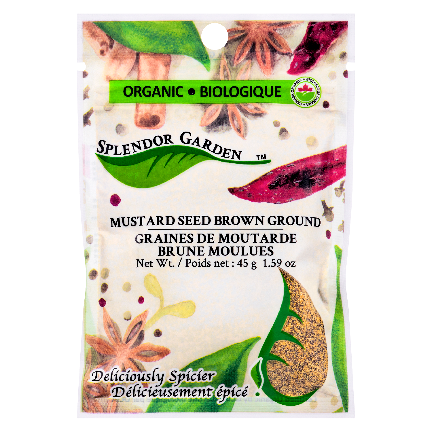 Mustard Seed Brown Ground - Splendor Garden