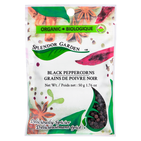 Black Peppercorns - Splendor Garden