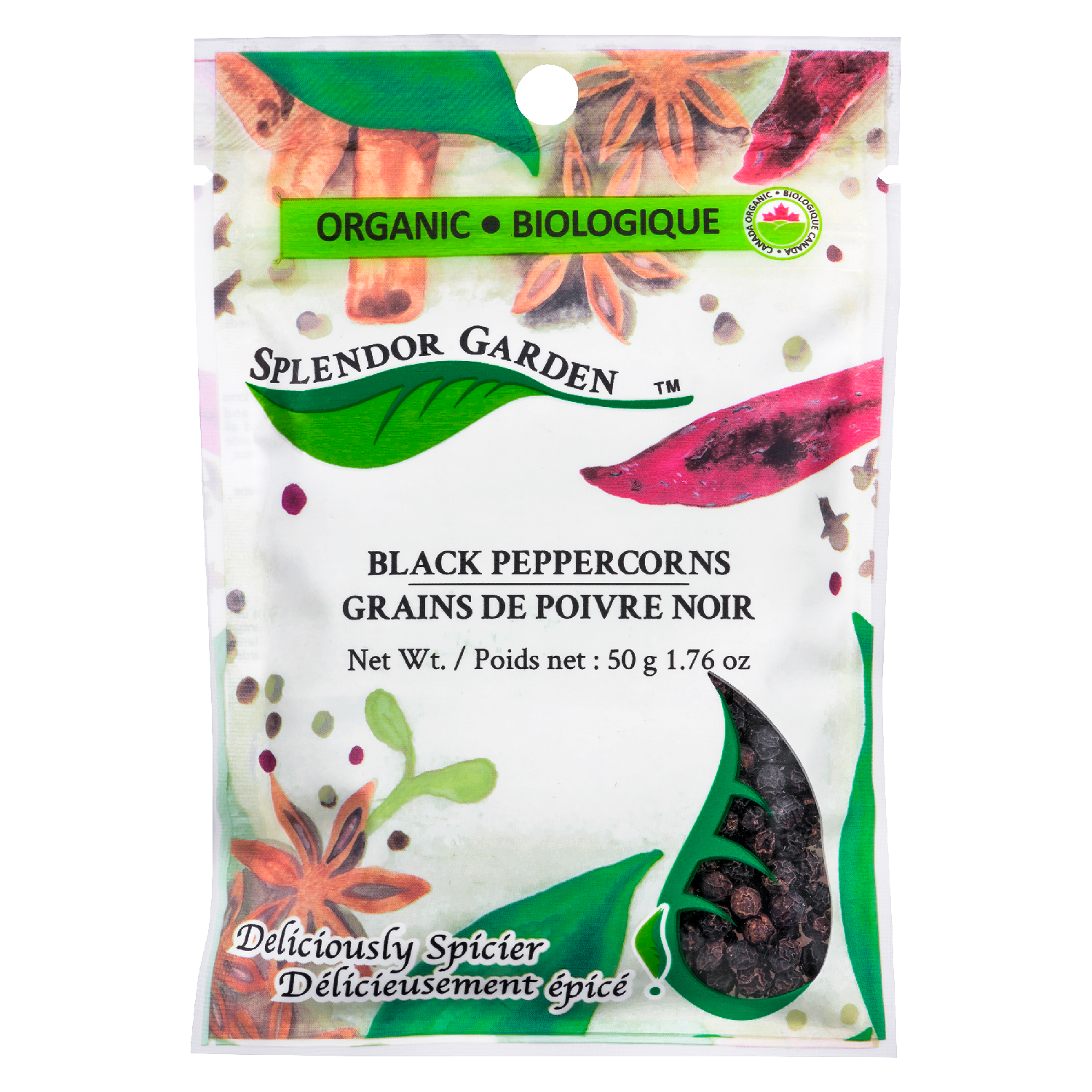 Black Peppercorns - Splendor Garden