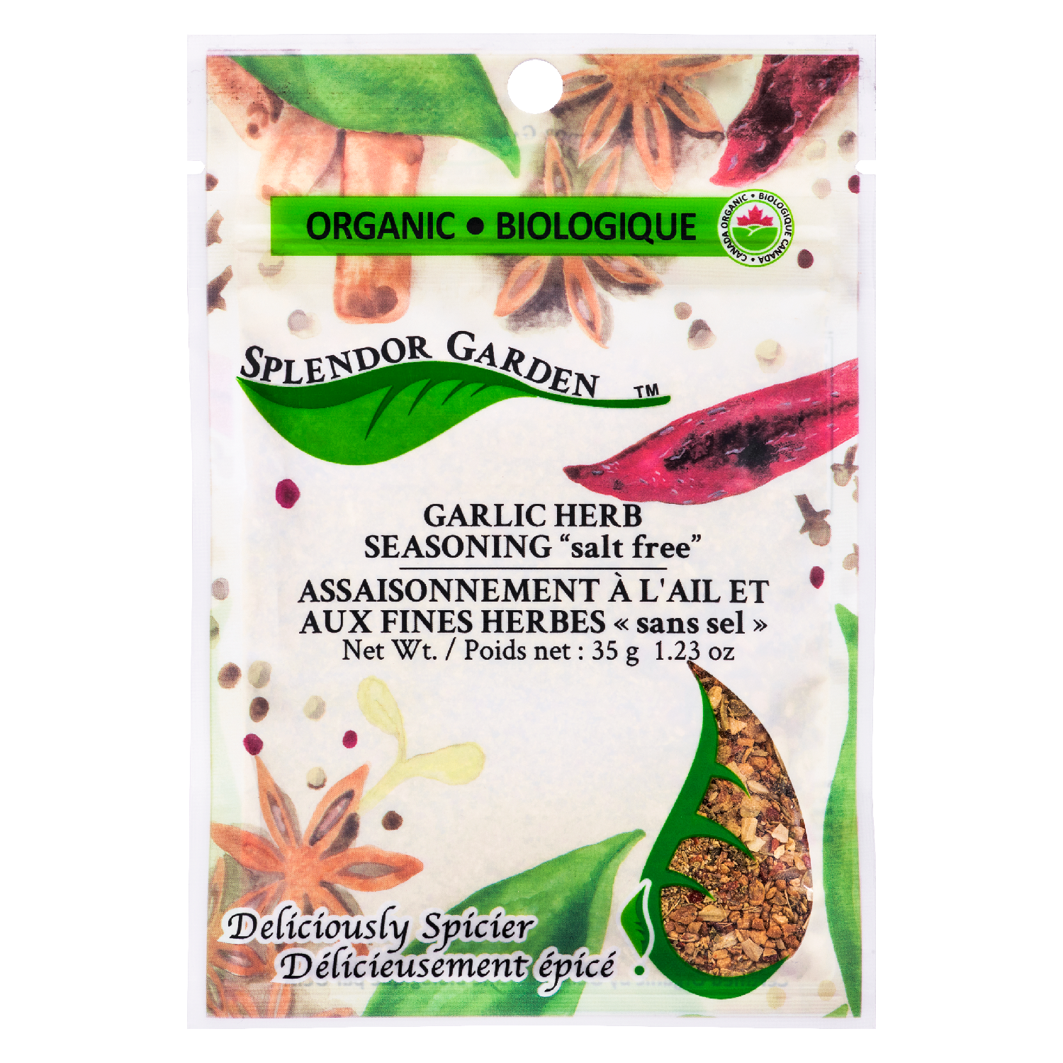 Garlic Herb Seasoning "salt free" - Splendor Garden