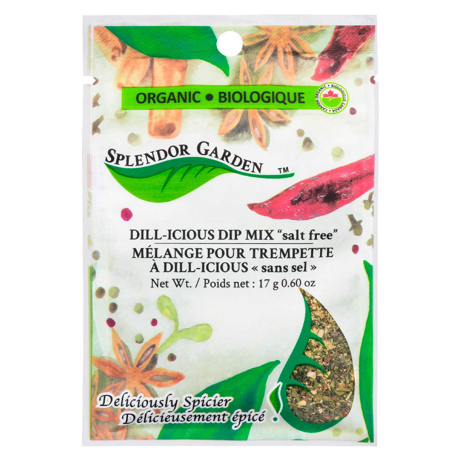 Wholesale Dill-icious Dip Mix "salt free" - Splendor Garden