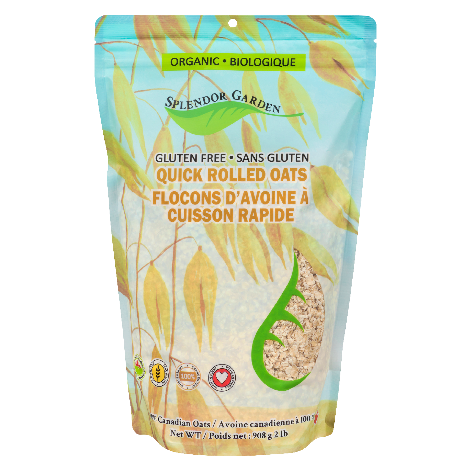Gluten Free Quick Rolled Oats - Splendor Garden