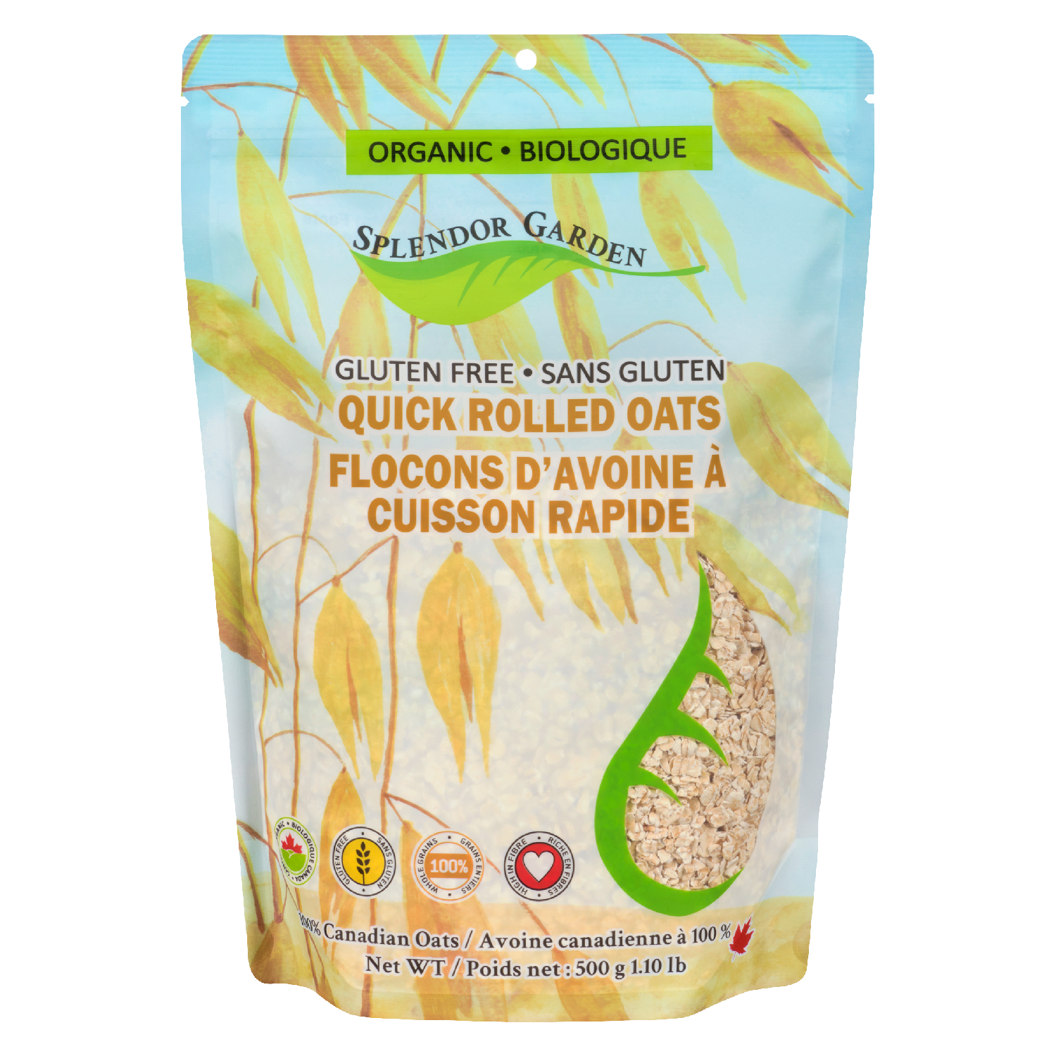 Gluten Free Quick Rolled Oats - Splendor Garden
