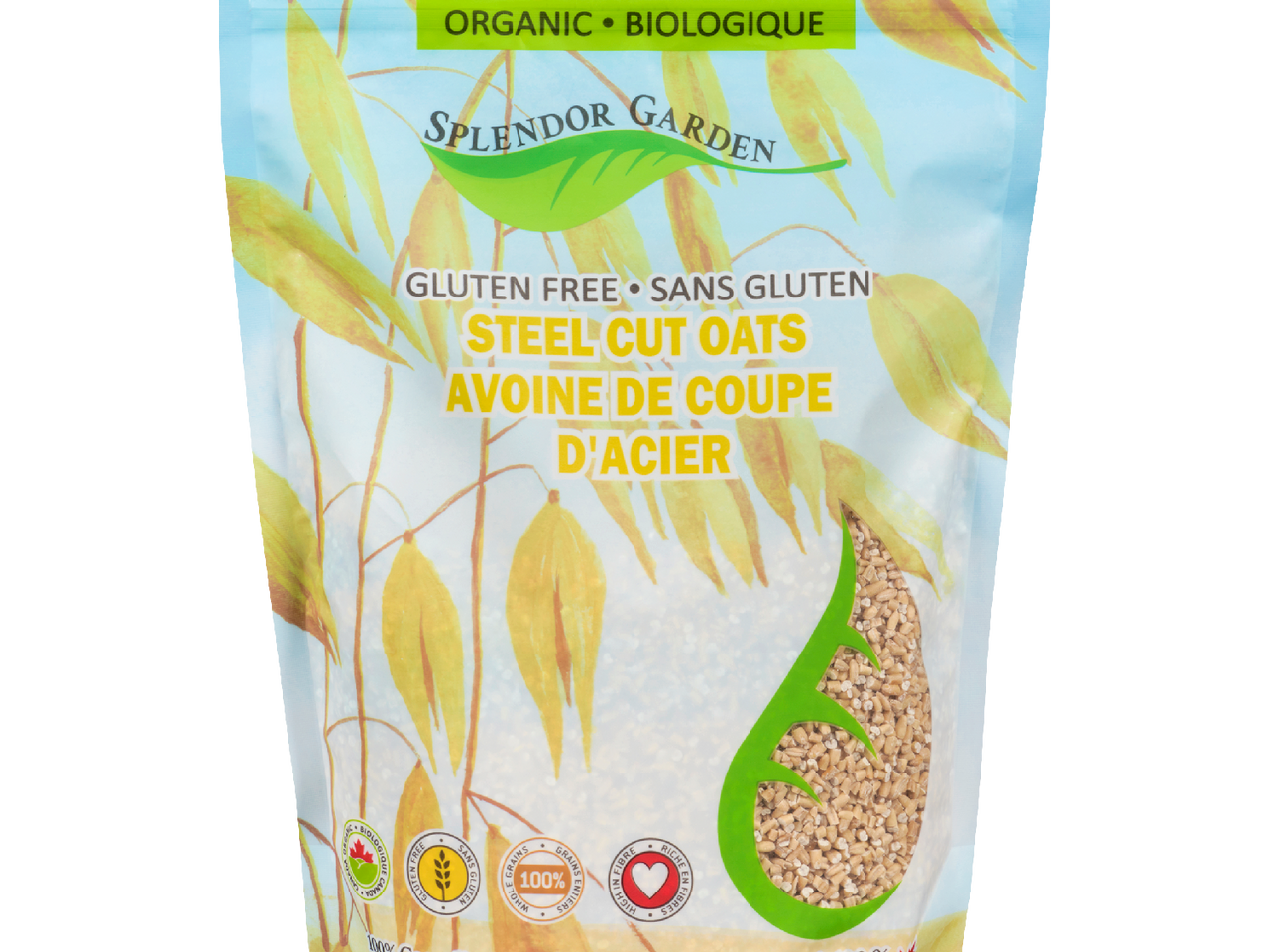 Organic Gluten Free Steel Cut Oats - Splendor Garden