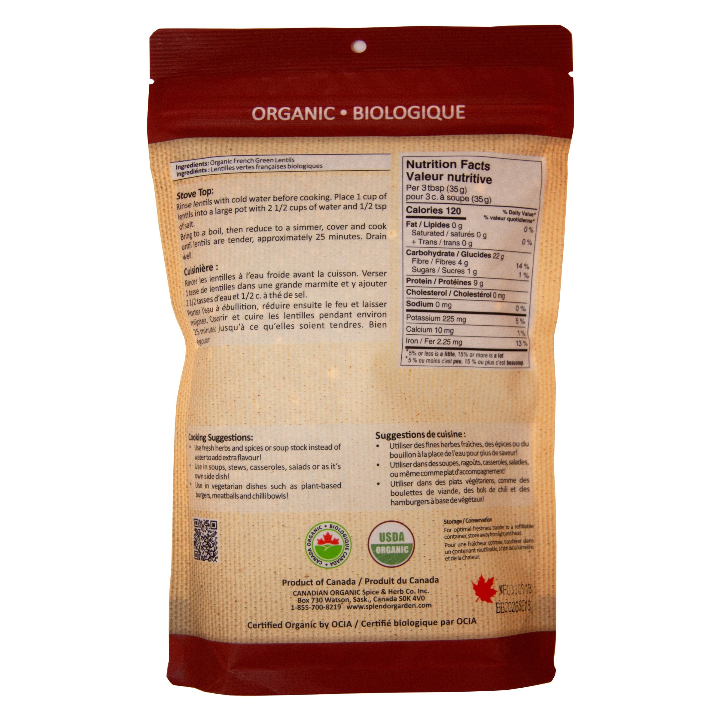 French Green Lentils