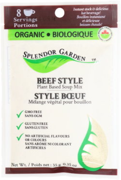Wholesale Beef Style Plant Based Soup Mix - Splendor Garden